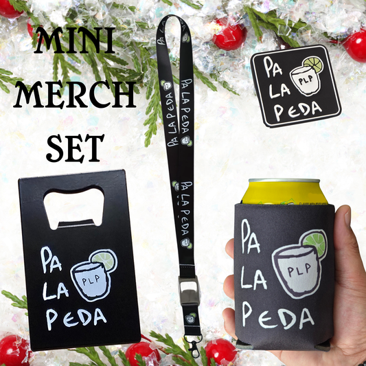 PA LA PEDA Mini Merch Set with Koozie, Bottle Opener, Lanyard bottle opener  & Clog Charm